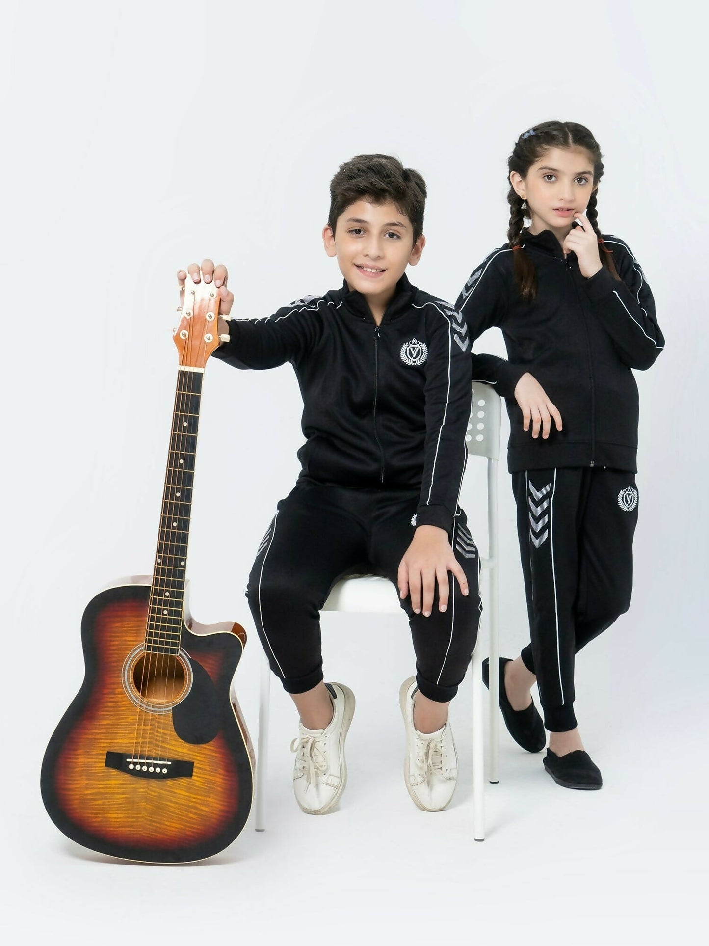 Velvour Fleece Mock Neck Tracksuit-VWT012-B
