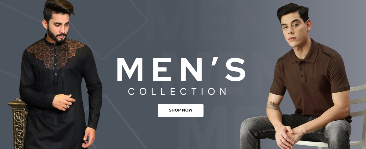 Slideshow banner for men collection