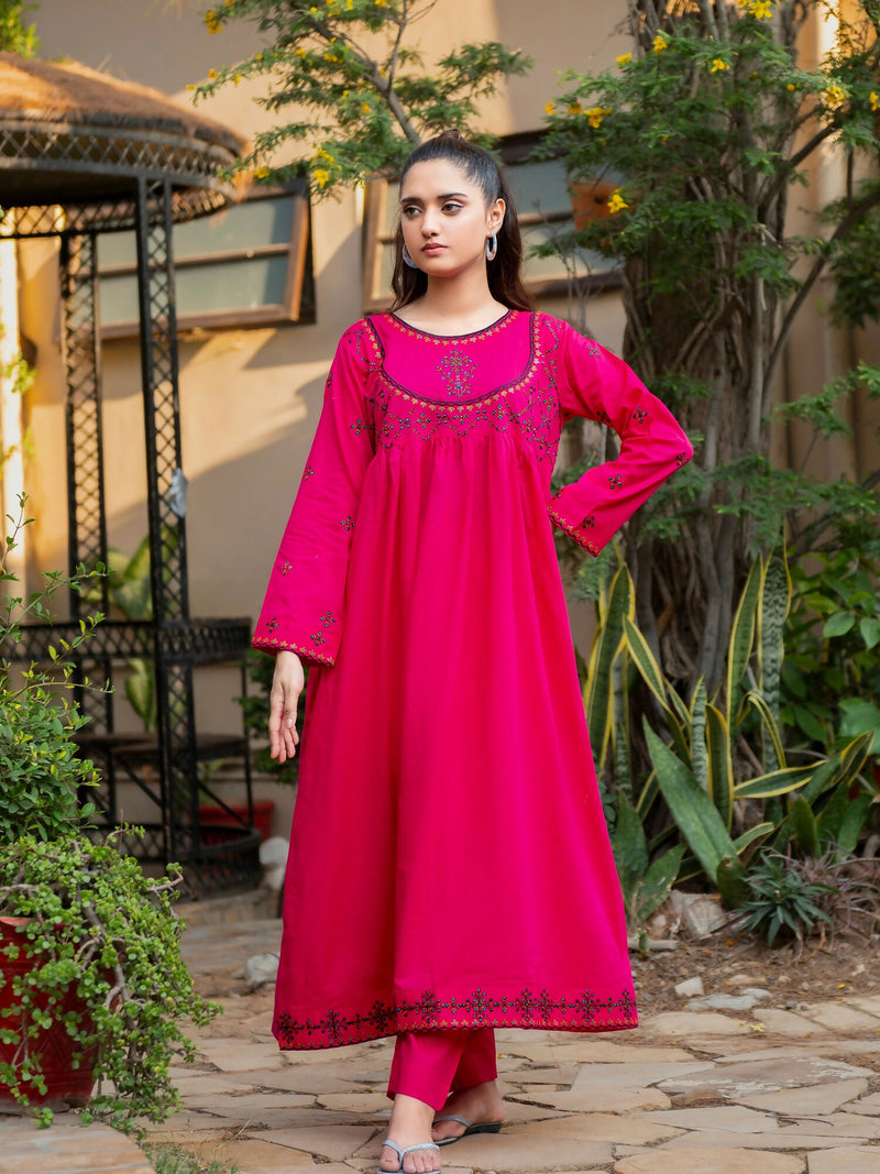 MAK Fashion Lawn Embroidered Stitched 2 Piece Suit Bahaar