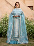 Binilyas Dilbaro Luxury Lawn Embroidered Unstitched 3-Piece Suit-406-B