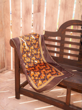 Panache Apparel Winter Core Silk Printed Scarf-Flurry