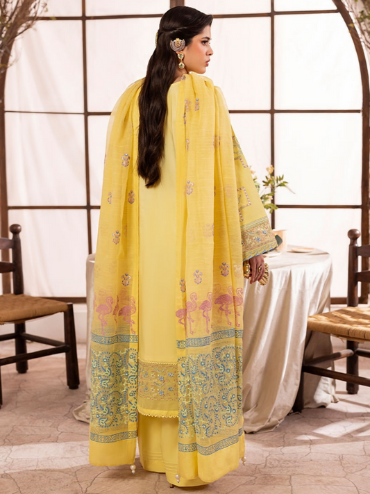 Shurooq L’amore Lawn Embroidered Stitched 3-Piece Suit-Penelope