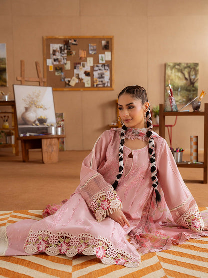 Joolie By Saira Rizwan Lawn Embroidered Unstitched 3-Piece Suit-Leyla-B-SRL25-04