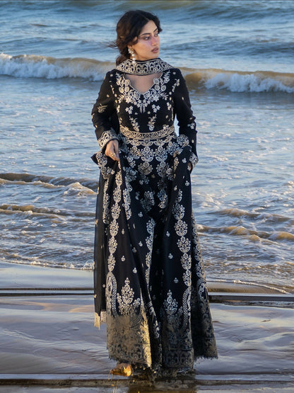 Mahnur Sirene Luxury Lawn'26 Embroidered Unstitched 3-Piece Suit-S-05