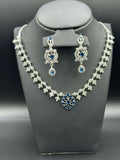 H&A Jewellery One Carat Silver Rhodium Plated Jewellery Set