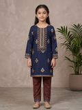 Blue Bin Shaukat Pima Lawn Embroidered Stitched 2-Piece Suit