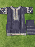 Blue Bin Shaukat Pima Lawn Embroidered Stitched 2-Piece Suit