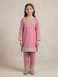 Pink Bin Shaukat Pima Lawn Embroidered Stitched 2-Piece Suit