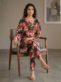 Black Bin Shaukat Lawn Printed Unstitched 2-Piece Suit