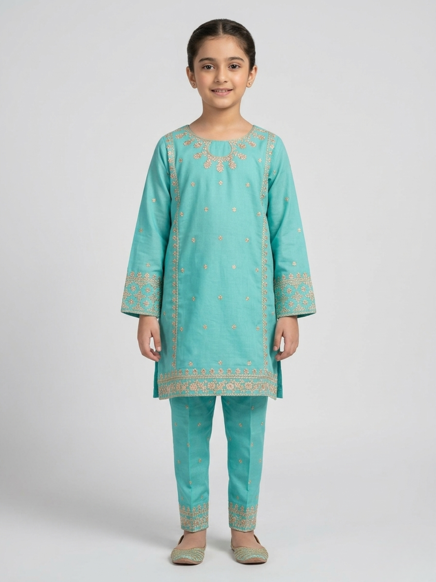 Cyan Bin Shaukat Pima Lawn Embroidered Stitched 2-Piece Suit