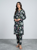 Black Bin Shaukat Lawn Printed Unstitched 2-Piece Suit