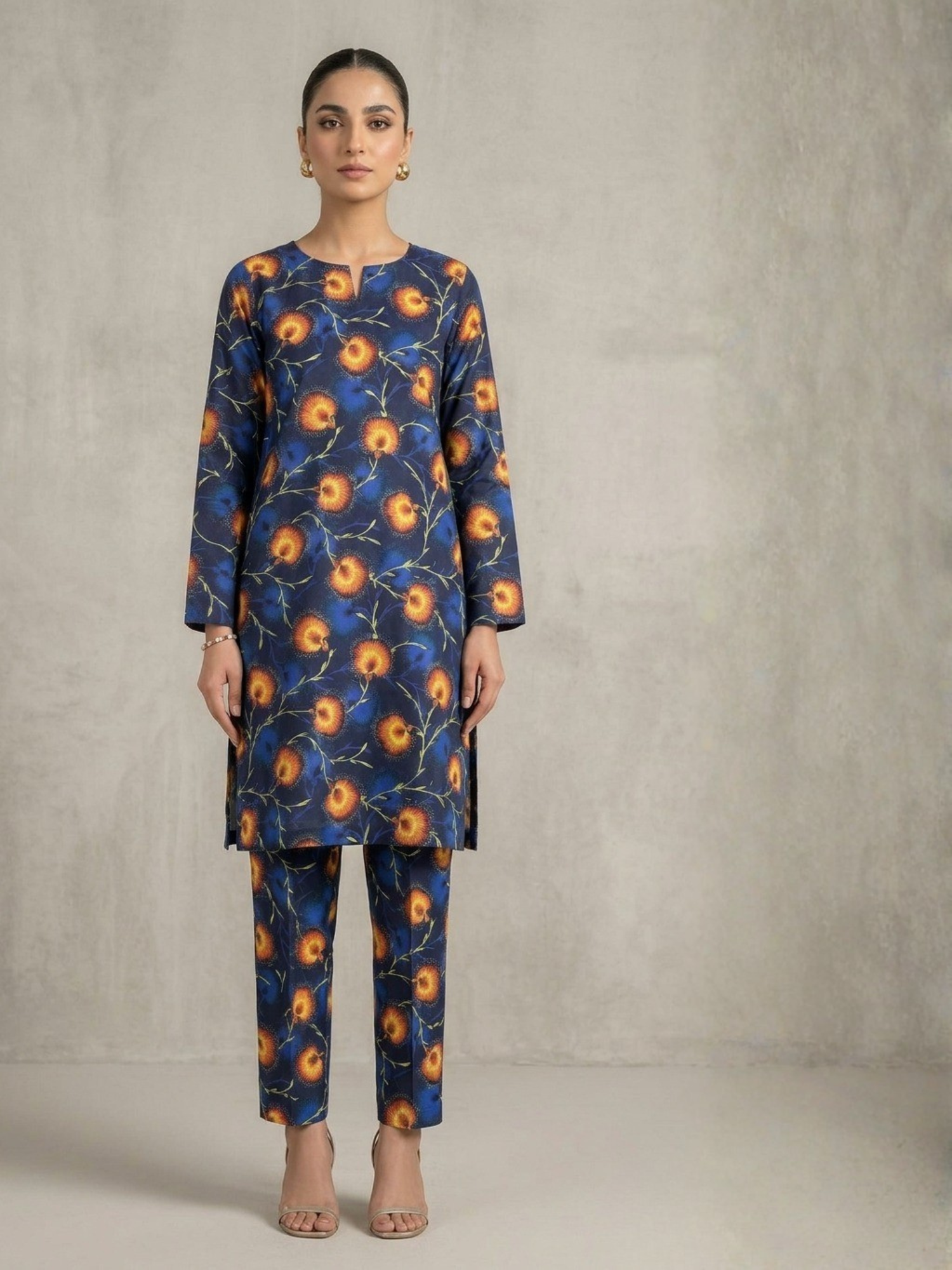 Blue Bin Shaukat Lawn Printed Unstitched 2-Piece Suit