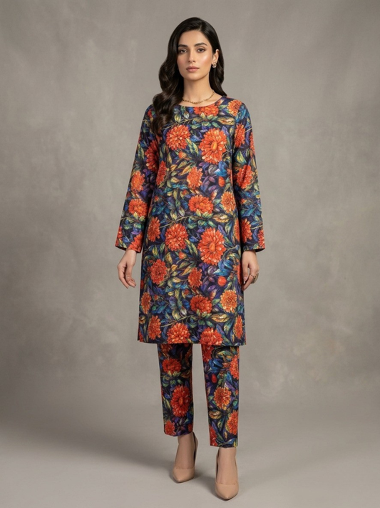 Blue Bin Shaukat Lawn Printed Unstitched 2-Piece Suit