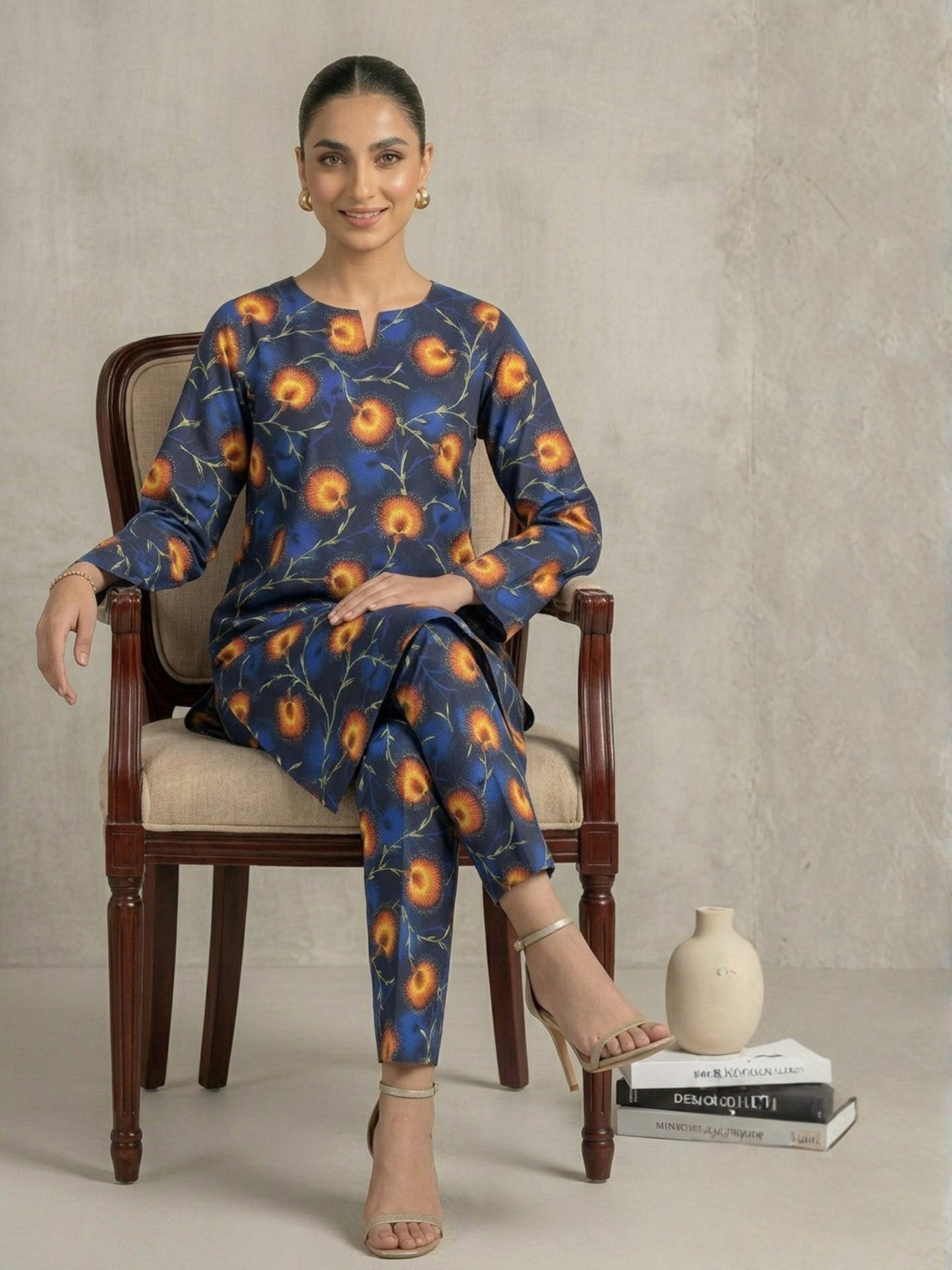 Blue Bin Shaukat Lawn Printed Unstitched 2-Piece Suit