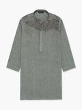 Velvour Boys Cotton Embroidered Stitched Kurta-VB202-C