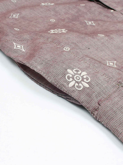 Velvour Boys Cotton Printed Stitched Kurta-VB203-A