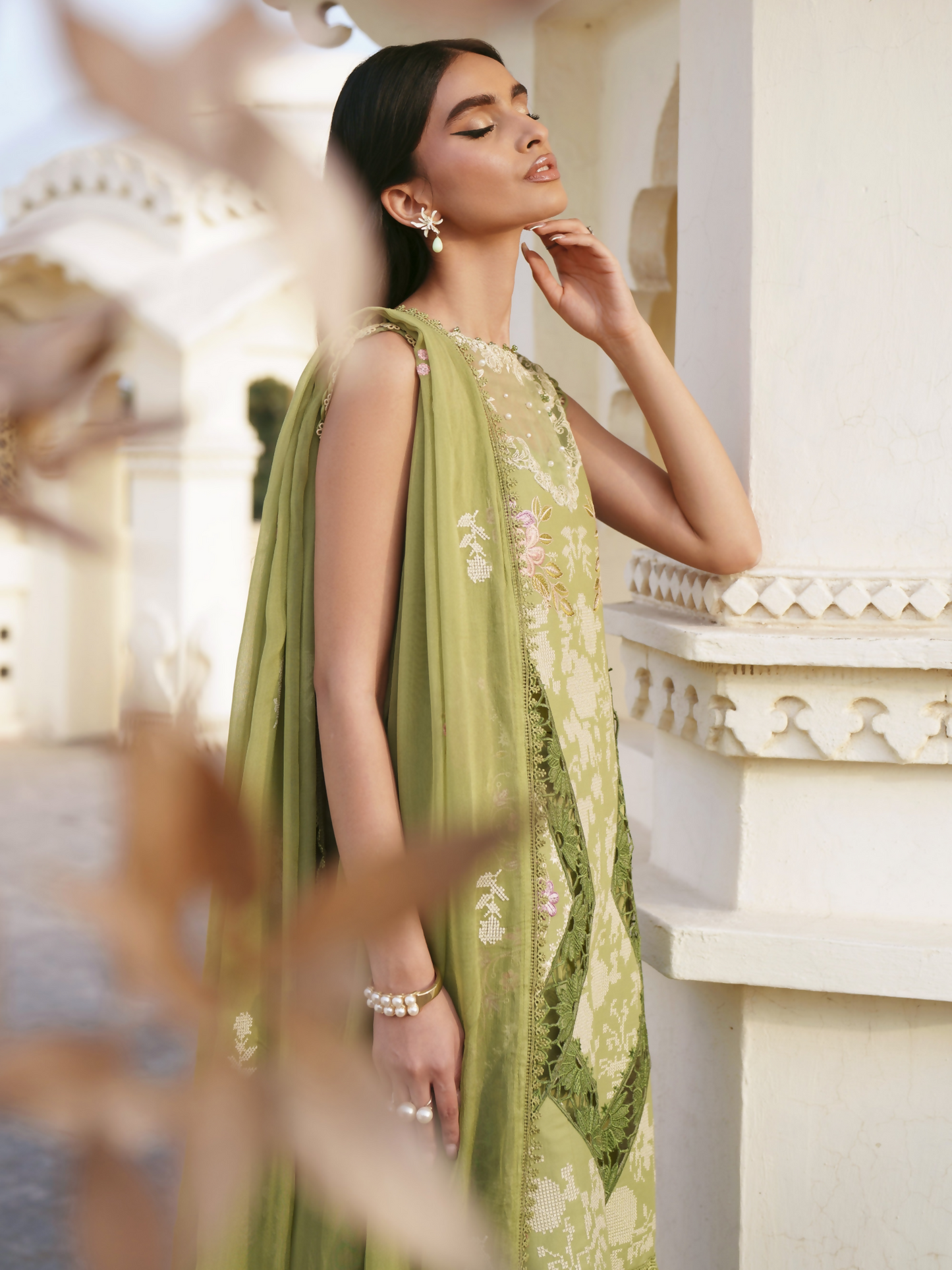 Parishay Shangrila Lawn Embroidered Unstitched 3-Piece Suit-SLA-04