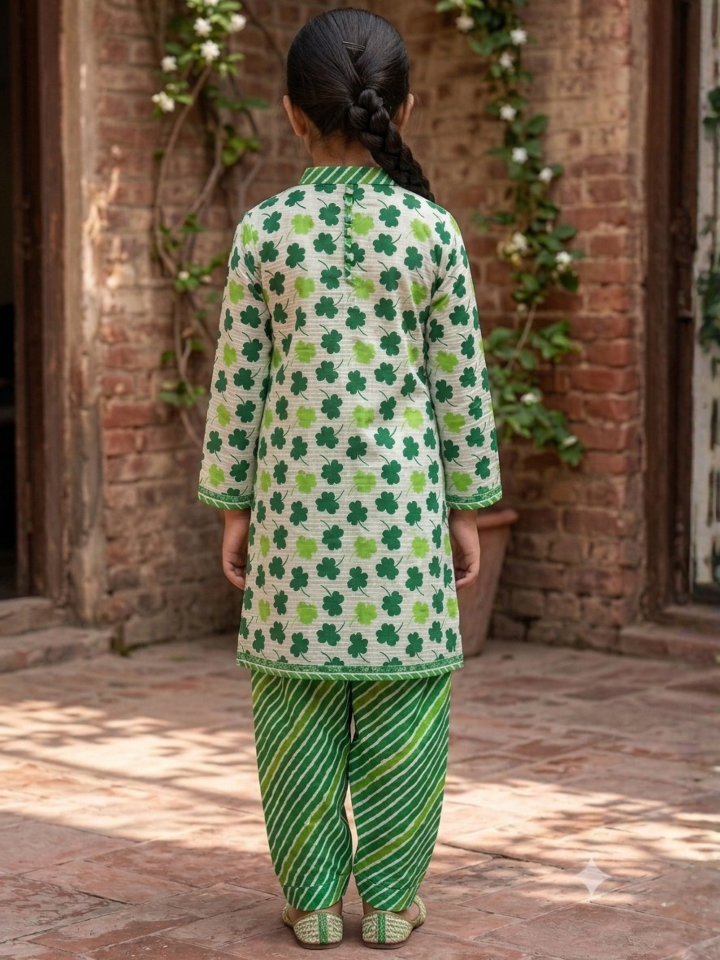 Bin Shaukat Lawn Printed Unstitched 2-Piece Suit