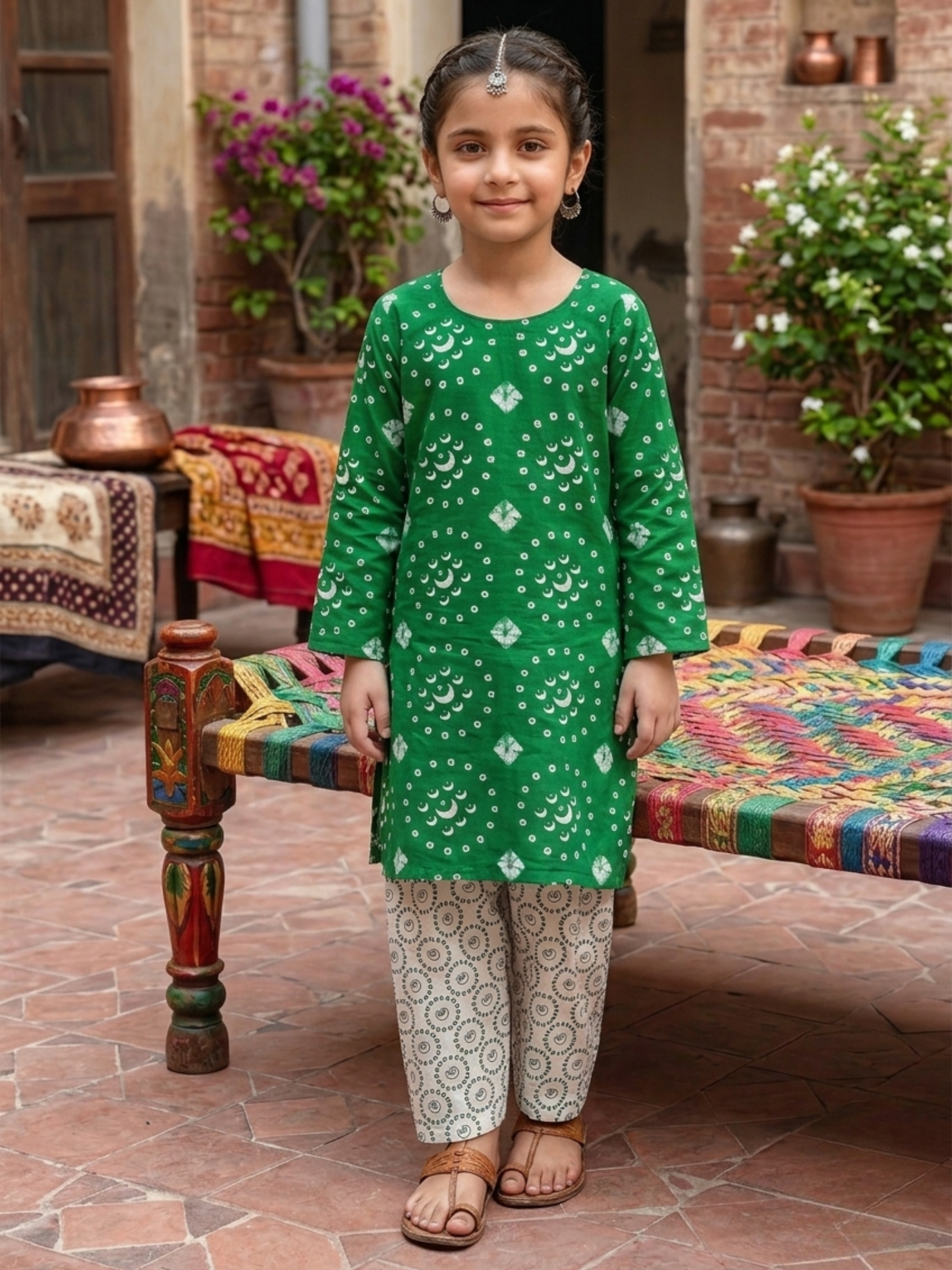Bin Shaukat Lawn Printed Unstitched 2-Piece Suit