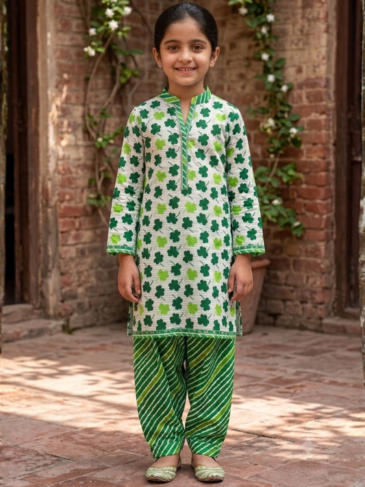 Bin Shaukat Lawn Printed Unstitched 2-Piece Suit