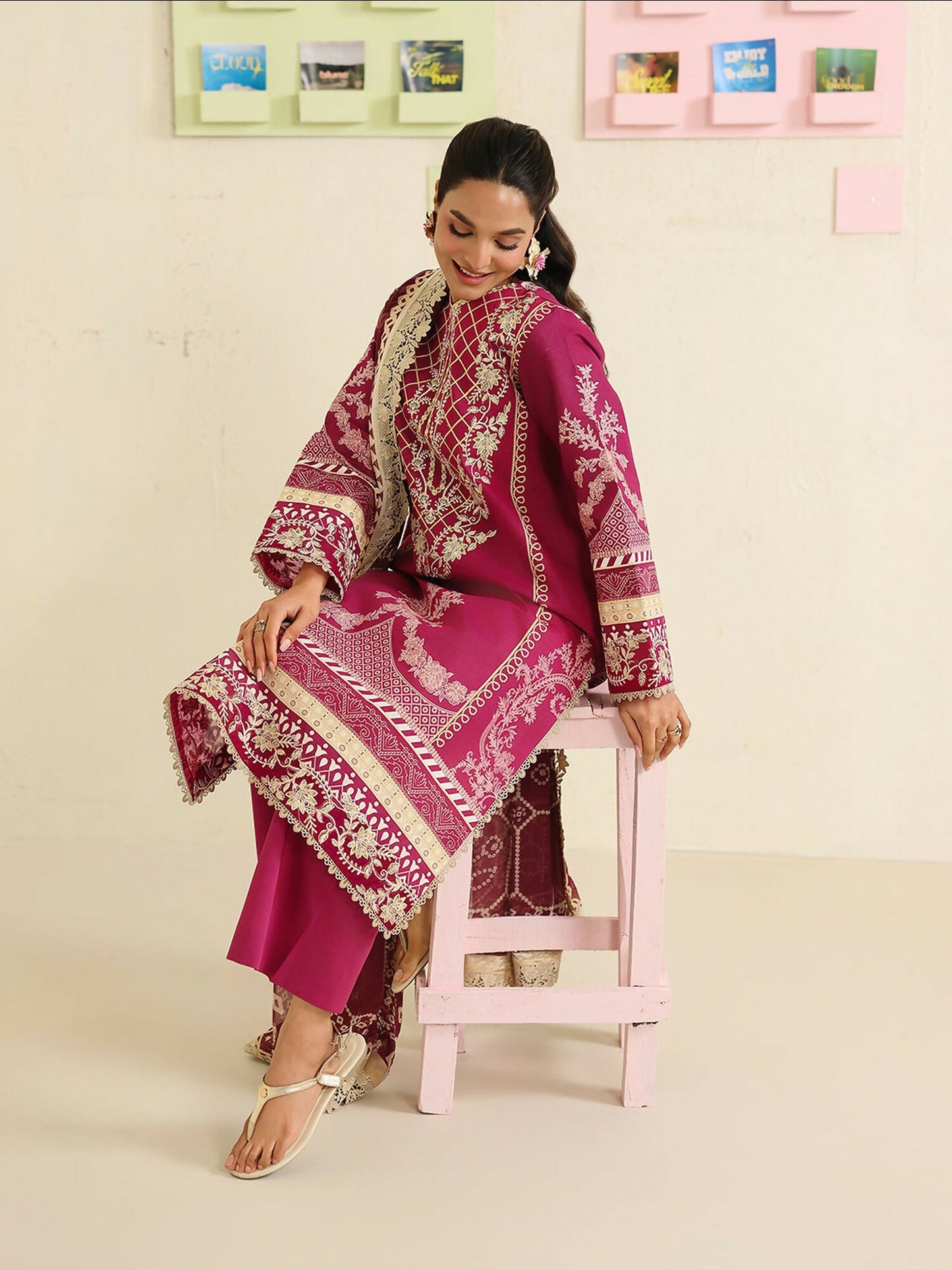Mahnur Anaya Vol.2 Lawn Embroidered Stitched 3-Piece Suit-AN-2-20