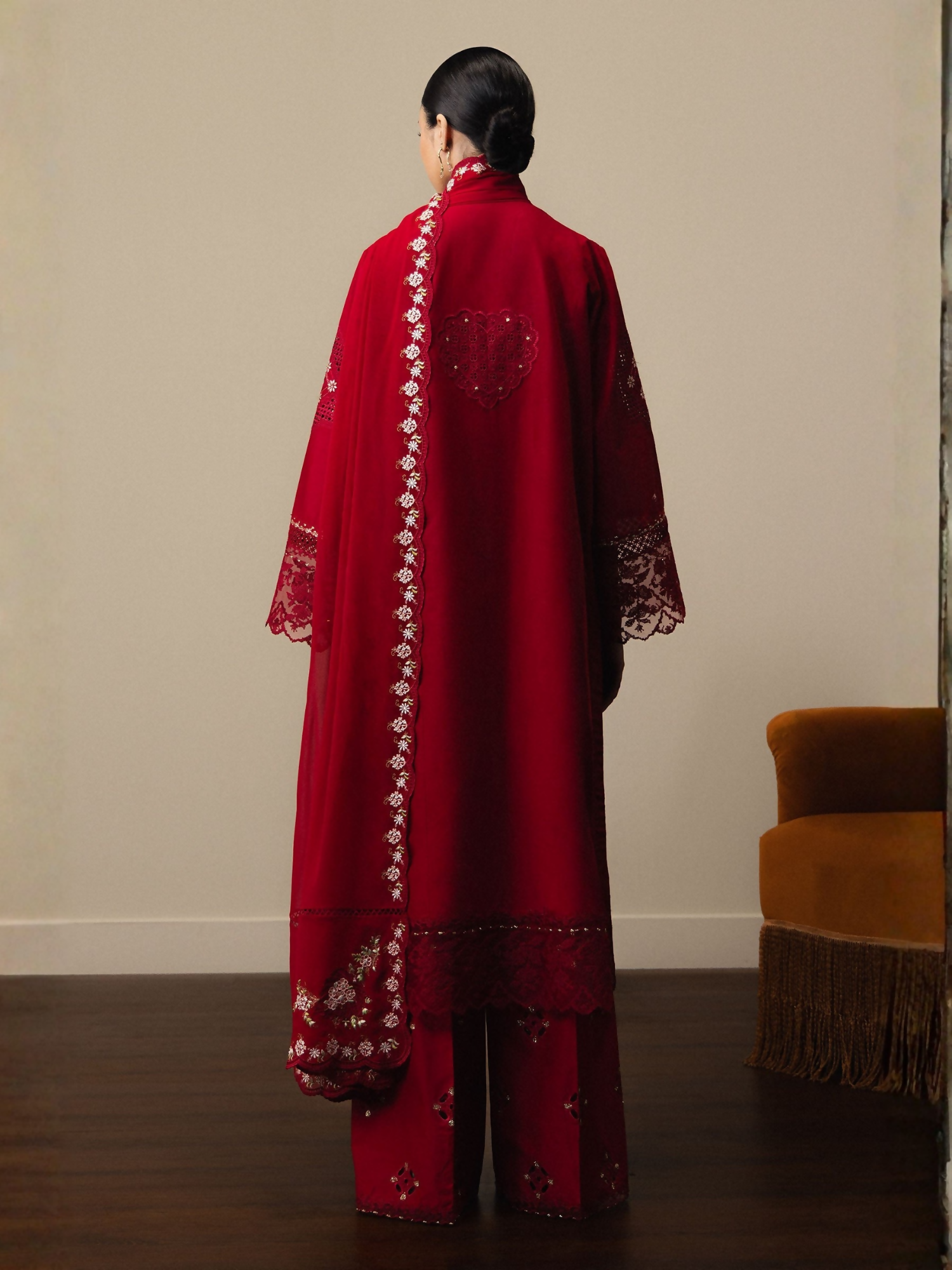 Zara ShahJahan Satori'26 Lawn Embroidered Unstitched 3-Piece Suit-Akari-D8