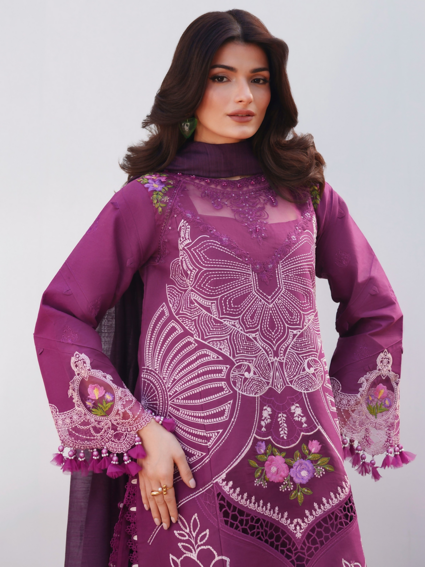 Parishay Summer Queen Lawn Embroidered Unstitched 3-Piece Suit-SQ-13