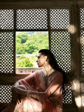 Parishay Jahanara Luxury Formals Organza Embroidered Unstitched 3-Piece Suit-JRA - 01