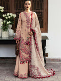 Hussain Rehar Karandi A/W'24 Embroidered Unstitched 3-Piece Suit-Lali