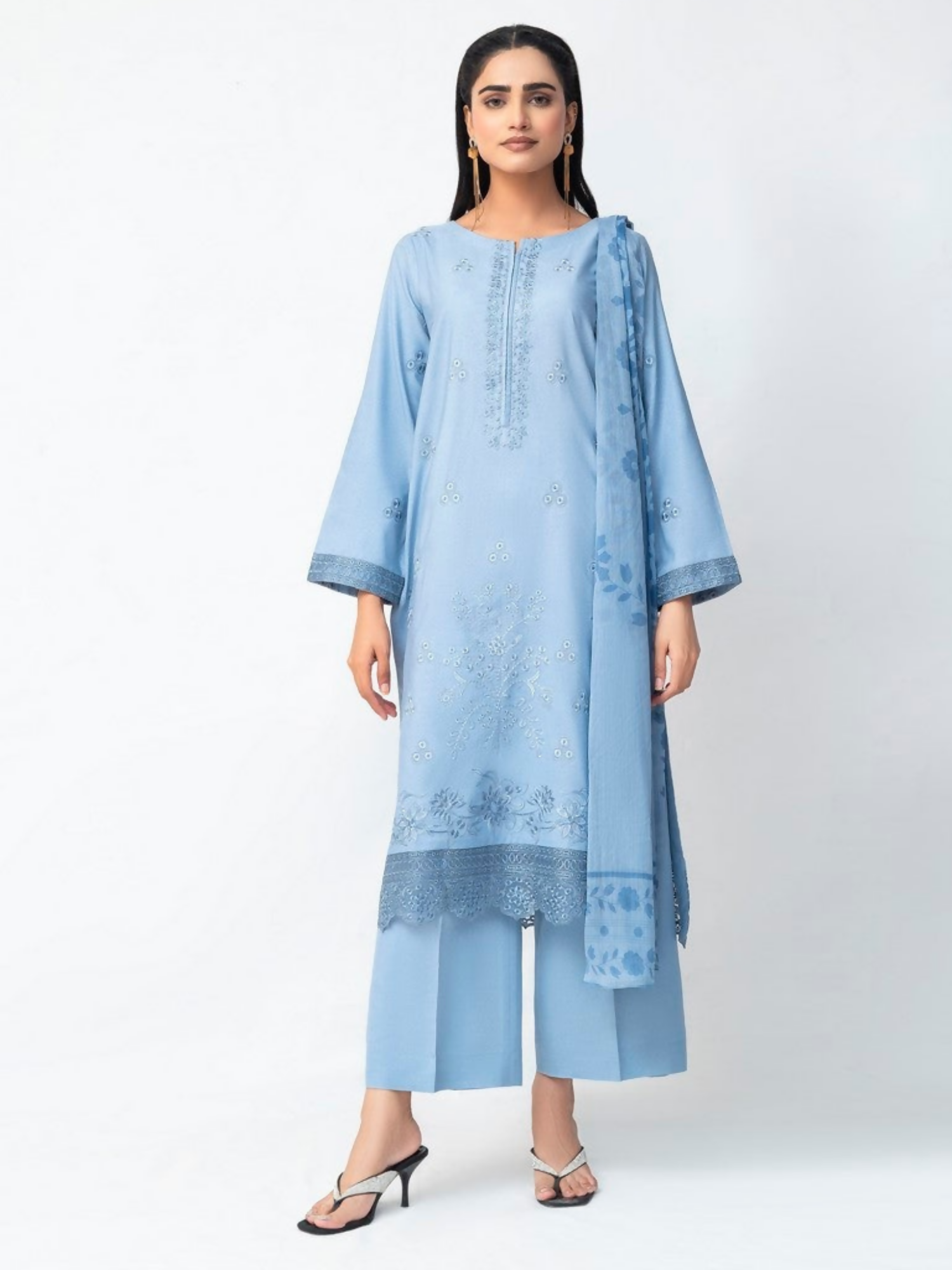 Imran Aftab Maya Winter Karandi Embroidered Unstitched 3-Piece Suit-IAKC-UF-26