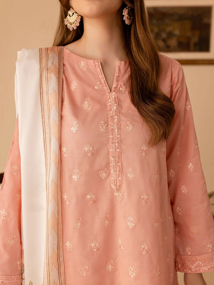 Mannat Clothing Lawn Embroidered Stitched Suit-Eyana