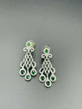H&A Jewellery One Carat Silver Rhodium Plated Earrings