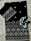 Fehm Lawn Embroidered Unstitched 2-Piece Suit