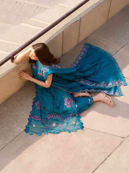 Parishay Dil e Raqsam Lawn Embroidered Unstitched 3-Piece Suit-DR-10