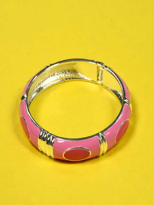 Funky's Women Modern Design Clutch Bangle-10875