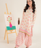 Panache Apparel Bloomie Silk Lawn Printed Stitched Suit-Paintsy