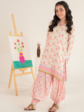 Panache Apparel Bloomie Silk Lawn Printed Stitched Suit-Paintsy