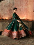 Hussain Rehar Massarat Festive Unstitched'25 Korean Raw Silk Embroidered 3-Piece Suit-Meherunissa