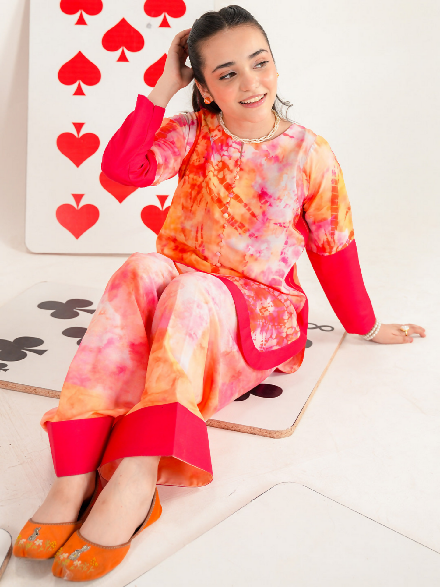 Panache Apparel Bloomie Silk Lawn Printed Stitched Suit-Fluffie