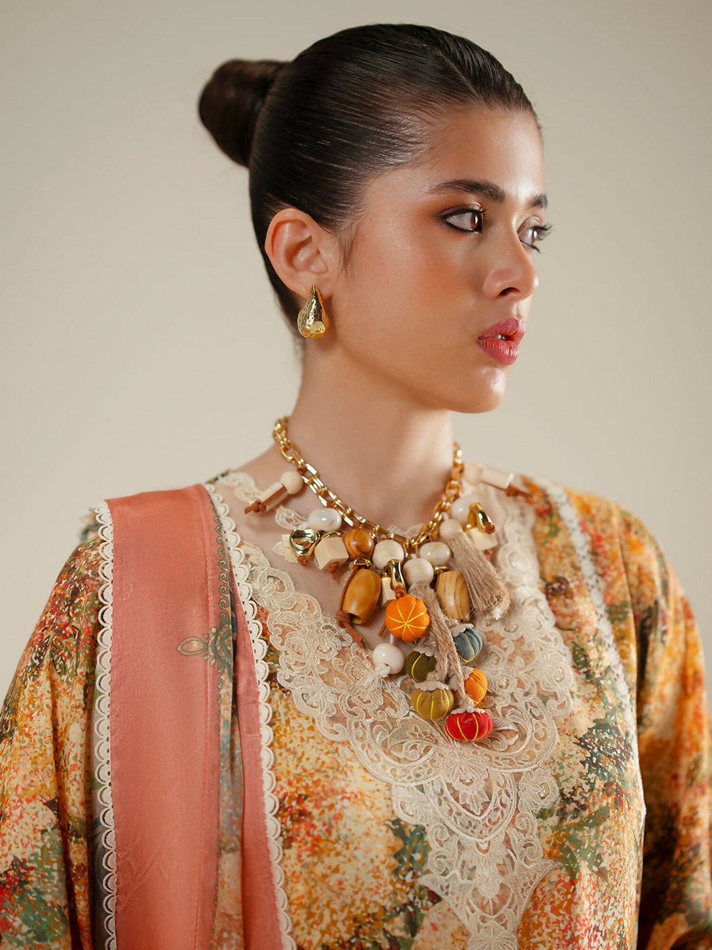 Binilyas Eres Bonita Viscose Embroidered Stitched 3-Piece Suit-1104-A