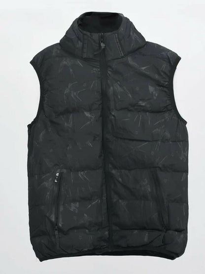 Funky's Removable Hood Self Pattern Gillet-13047