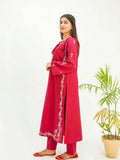 MH Cloth House Khaadi Net Embroidered Stitched 2-Piece Suit-Lalkaar