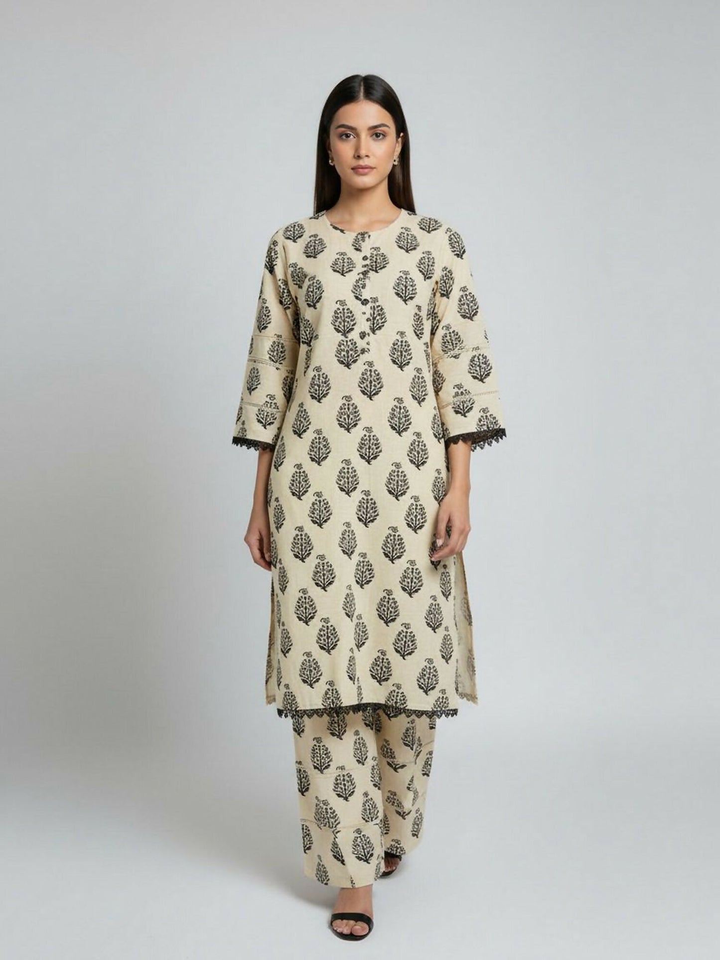 Tashu Khaddar Printed Stitched 2-Piece Suit-TG-139