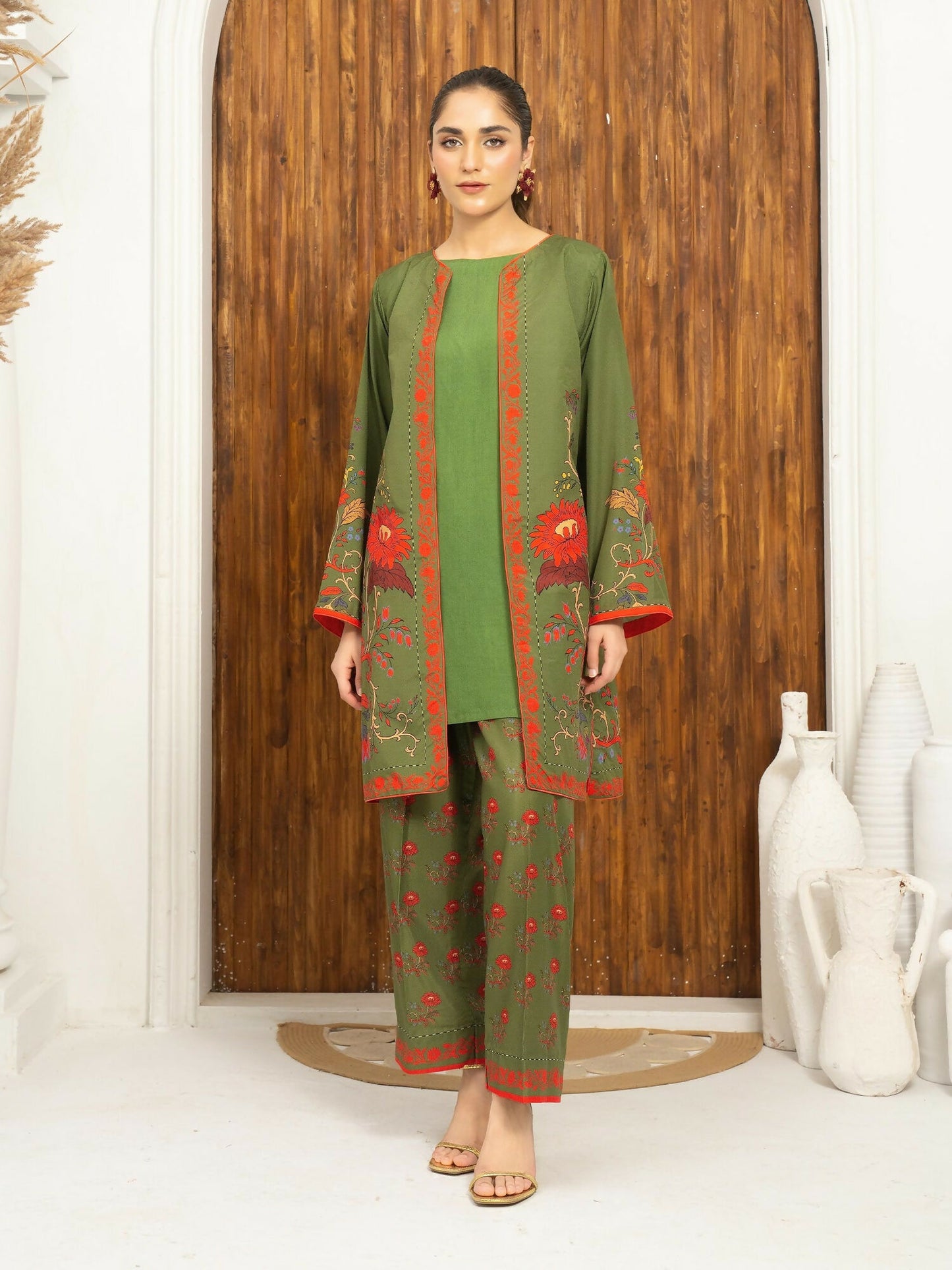 Panache Apparel Florise Lawn Printed Co-Ord Set-Cedrina