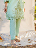 MAK Fashion Dobby Lawn Embroidered Co-Ord Set-Aura