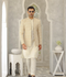 Gem Garments Afsanah Raw Silk Embroidered Prince Coat-Taha
