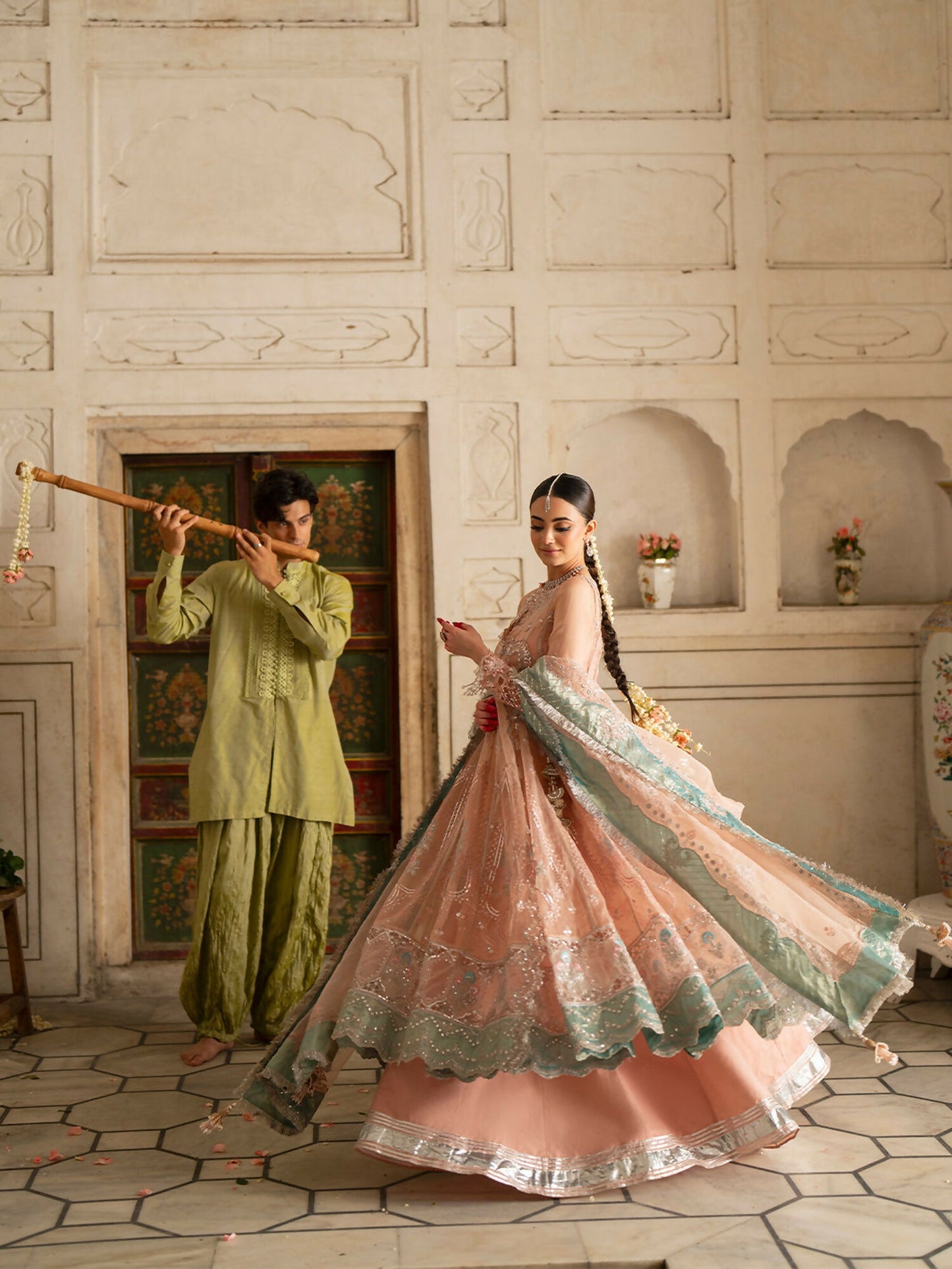 Parishay Ranibagh Luxury Formals Organza Embroidered Stitched 3-Piece Suit-Roshanara