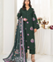 Panache Apparel Winter Basics Khaddar Embroidered Stitched Suit-Spruce