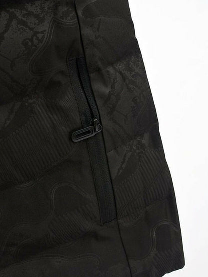 Funky's Removable Hood Self Pattern Gillet-13047