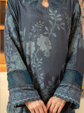 Panache Apparel Mah-e-Noor Khaddar Printed Stitched Suit-Slate